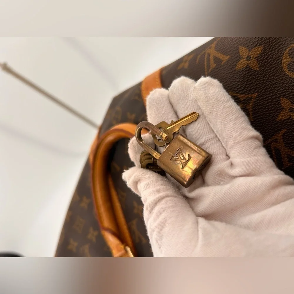Louis Vuitton Vintage Boston Bag Carryall 45 Monogram SD0926 tote Classic